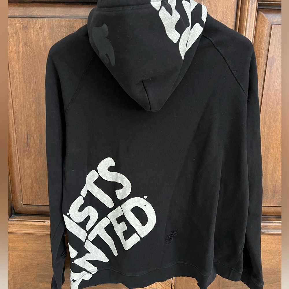 Free City Limited Edition “Artists Wanted” Black Distressed Hoodie